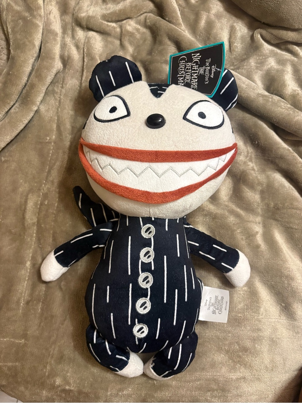Nightmare Before Christmas Nightmare Teddy Plush NWT